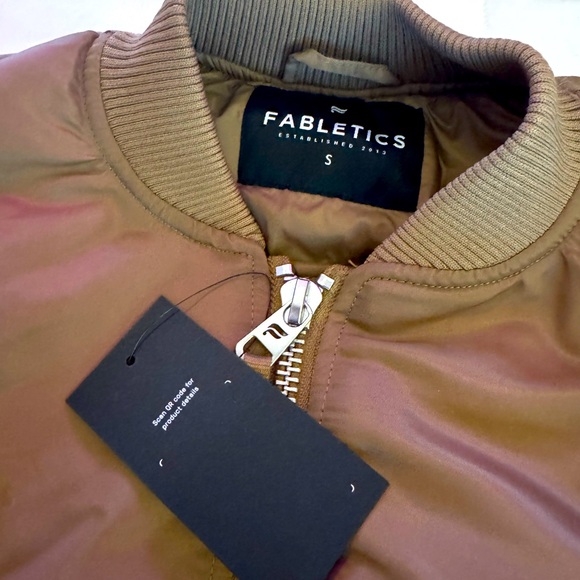 Fabletics Brown Bomber Jacket - Picture 5 of 5